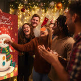 Christmas Game - Pin On The Snowman, Christmas Party Games Decorations Supplies Activities
