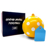Gender Reveal Pickleball, Pre-Filled, For Baby Showers And Gender Reveal Parties. Pack Of 1.