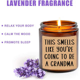 This Smells Like You'Re Going To Be A Grandma Candle - Pregnancy Announcement To Grandparents - Pregnancy Reveal To Grandparents