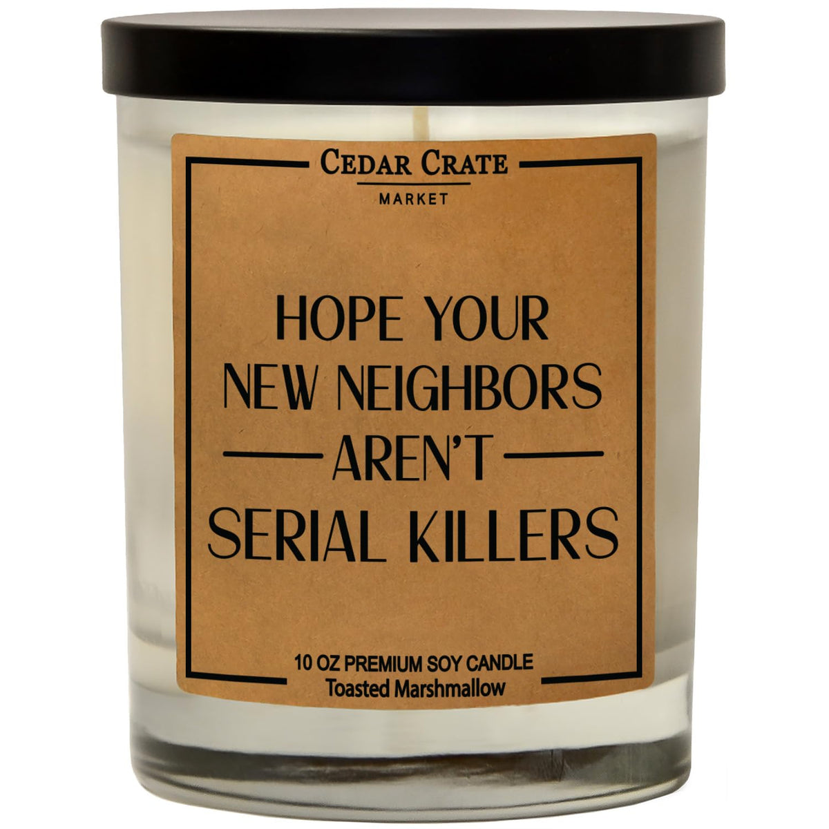 House Warming Gifts New Home - Funny Housewarming Gifts For Women, Men - Small, New Old House, First Apartment, Hello Neighbor, Closing For Buyers, Welcome Decorations, 100% Soy Candle