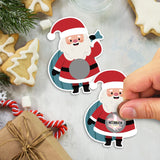 Scratch Off Game - 40 Funny Christmas Cards With Santa Shape For Adults, Xmas Holiday Party Activity
