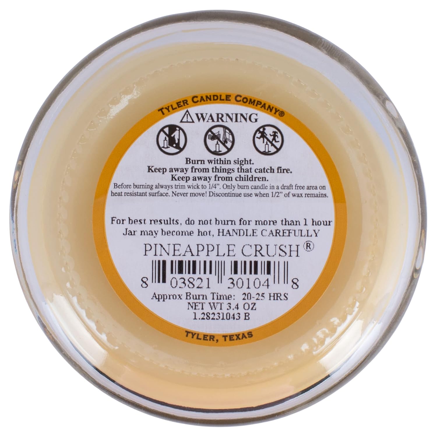Tyler Candle Hippie Chick 11 Ounce And Pineapple Crush 3.4 Ounce Aromatherapy Scented Candles; Set Of 4