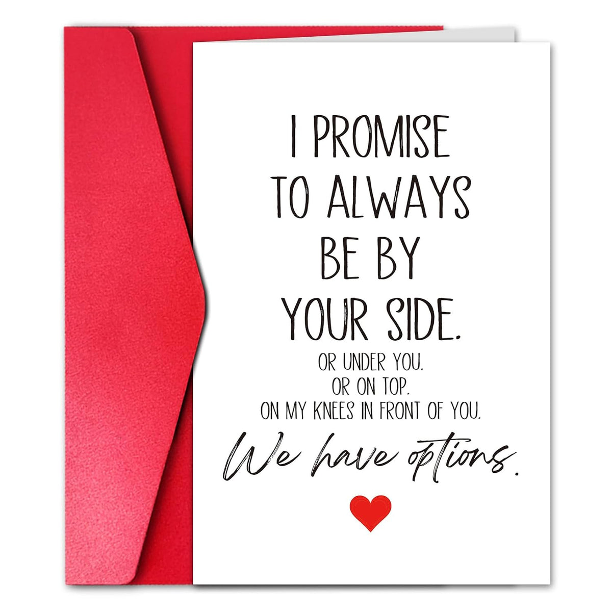 Funny Valentine’S Day Card For Men, Valentines Day Gift For Him Husband Boyfriend, Happy Valentines Day Greeting Card With Envelope, We Have Options