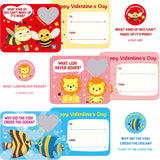 Valentines Day Cards Funny Scratch-Off Jokes For Kids Valentine Classroom Gift Exchange 36 Pack