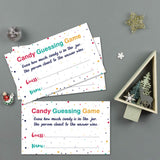 Candy Guessing Game Cards, Games Activities And Decorations, 50-Pack.