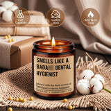 Scented Candle, Dental Hygienist Gifts - Rdh Graduation, Dental Hygiene Gifts For Women, Men - Funny Congrats, Appreciation Ideas For Hygienist, School Student, Coworkers - Rdh Retirement Decor