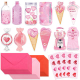Valentines Day Cards With Envelopes For Kids Valentines Scratch And Sniff Cards Scented Cards School Classroom Gift Exchange Party Favors 30Pcs