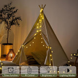 33FT Globe Fairy Lights Battery Operated 80 LED Warm White String Lights with Remote Waterproof for Bedroom Wedding Party Garden Decor