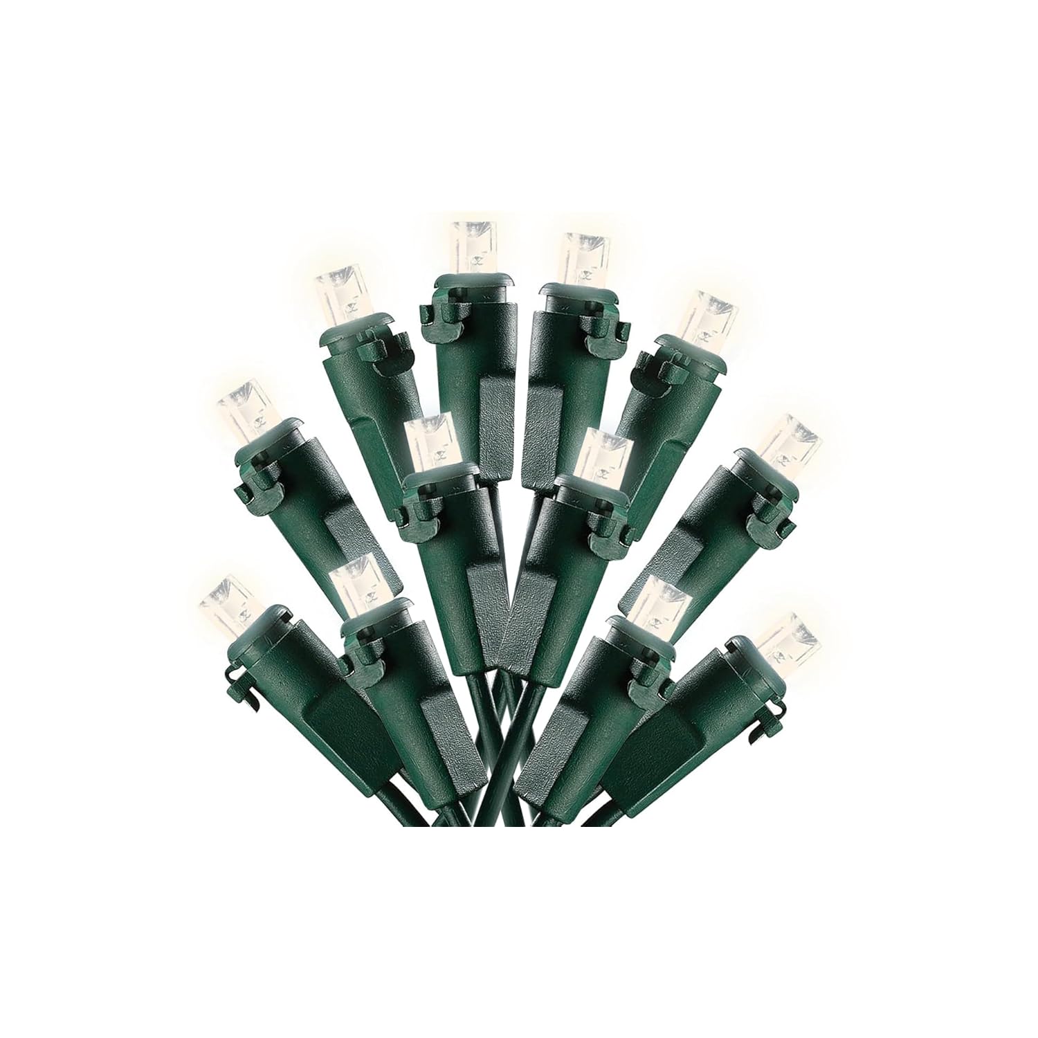 Warm White Led Christmas Lights - 100 Count Wide Angle Mini Led Christmas Tree Lights With Green Wire - Micro 5Mm Bulbs