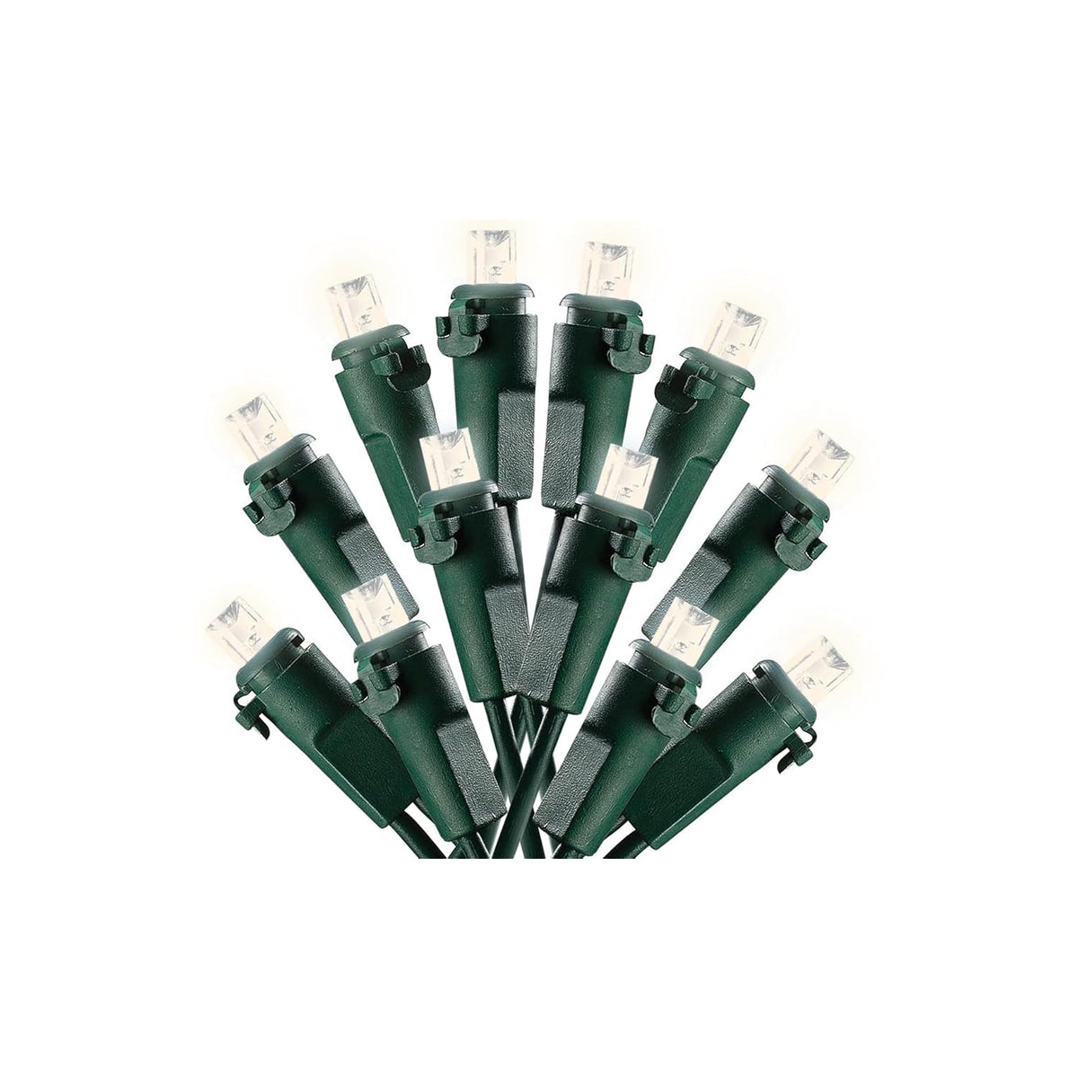 Warm White Led Christmas Lights - 100 Count Wide Angle Mini Led Christmas Tree Lights With Green Wire - Micro 5Mm Bulbs
