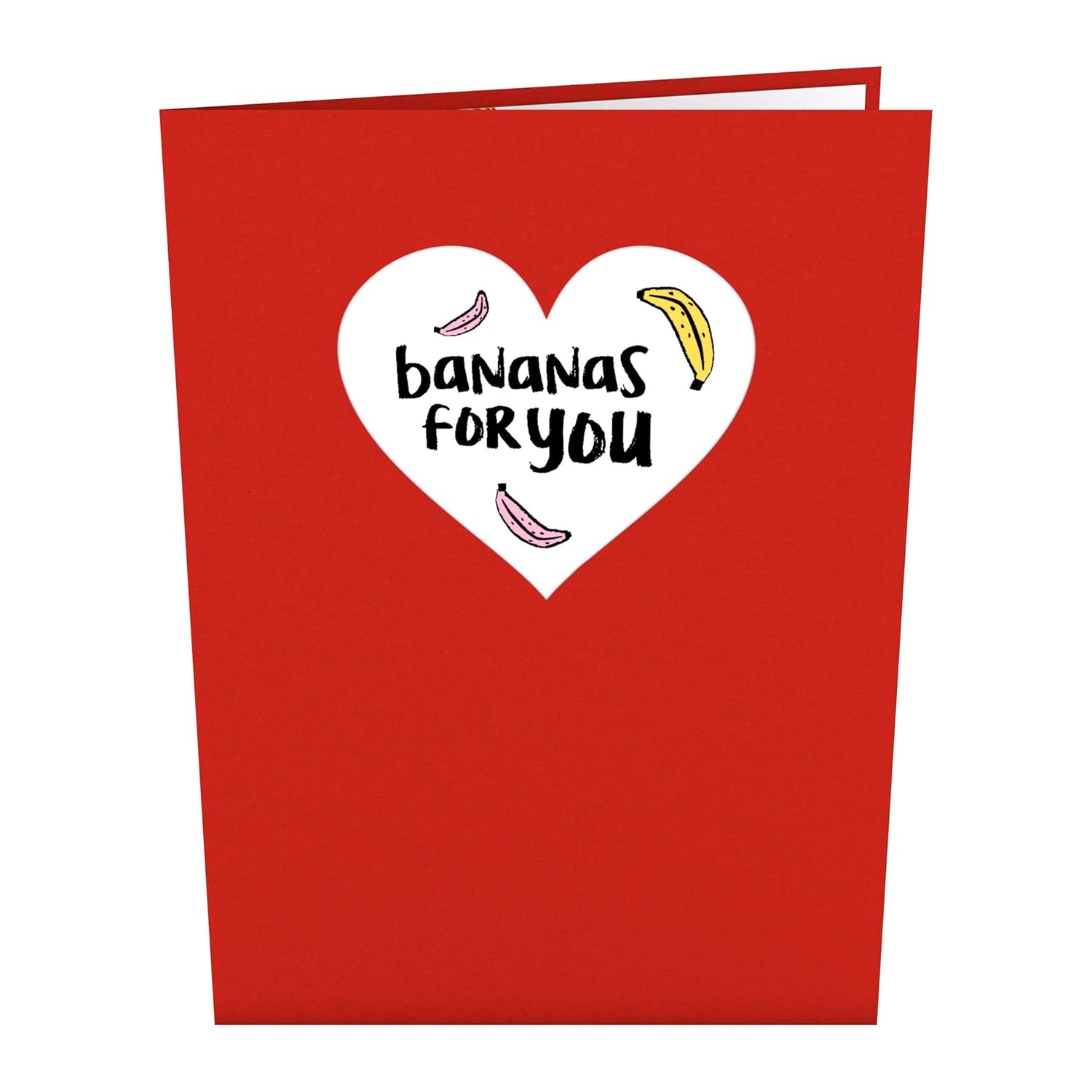 Pop-Up Despicable Me Card - 3D Everyday Love Greeting For Boys, Girls, Men, Women - Bananas For You - 5" X 7" Minions Card - Envelope Included