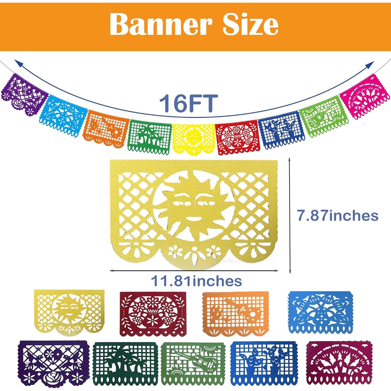 Yellow And Red Marigold Flowers And Artificial Garland For Mexican Party Dia De Los Muertos Diwali Thanksgiving Decorations