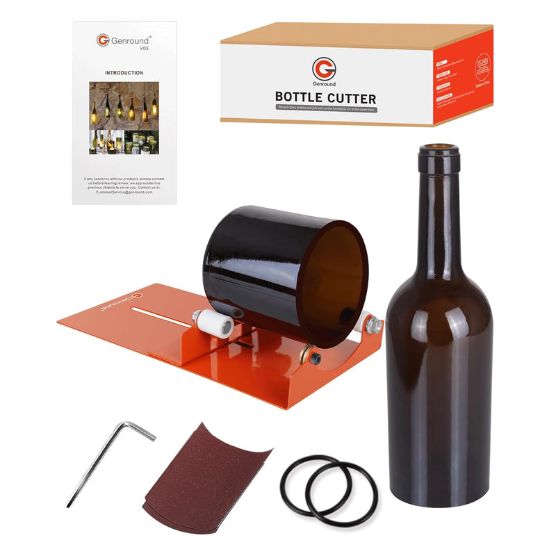 Glass Bottle Cutter, Bottle Cutter Diy Machine For Cutting Wine Beer Whiskey A