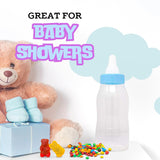 Guess The Candy Baby Shower Game Large Plastic Piggy Bank Bottle (Blue)