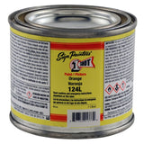 Orange Pinstriping Lettering Enamel Paint, 1/4 Pint