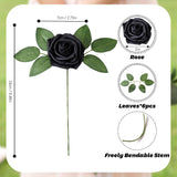 Fake Roses Artificial Flowers Real Look 25 Pcs Foam Fake Roses With Stems For Diy Wedding Bouquets, Centerpieces, Bridal Showers, Parties, And Home Decor