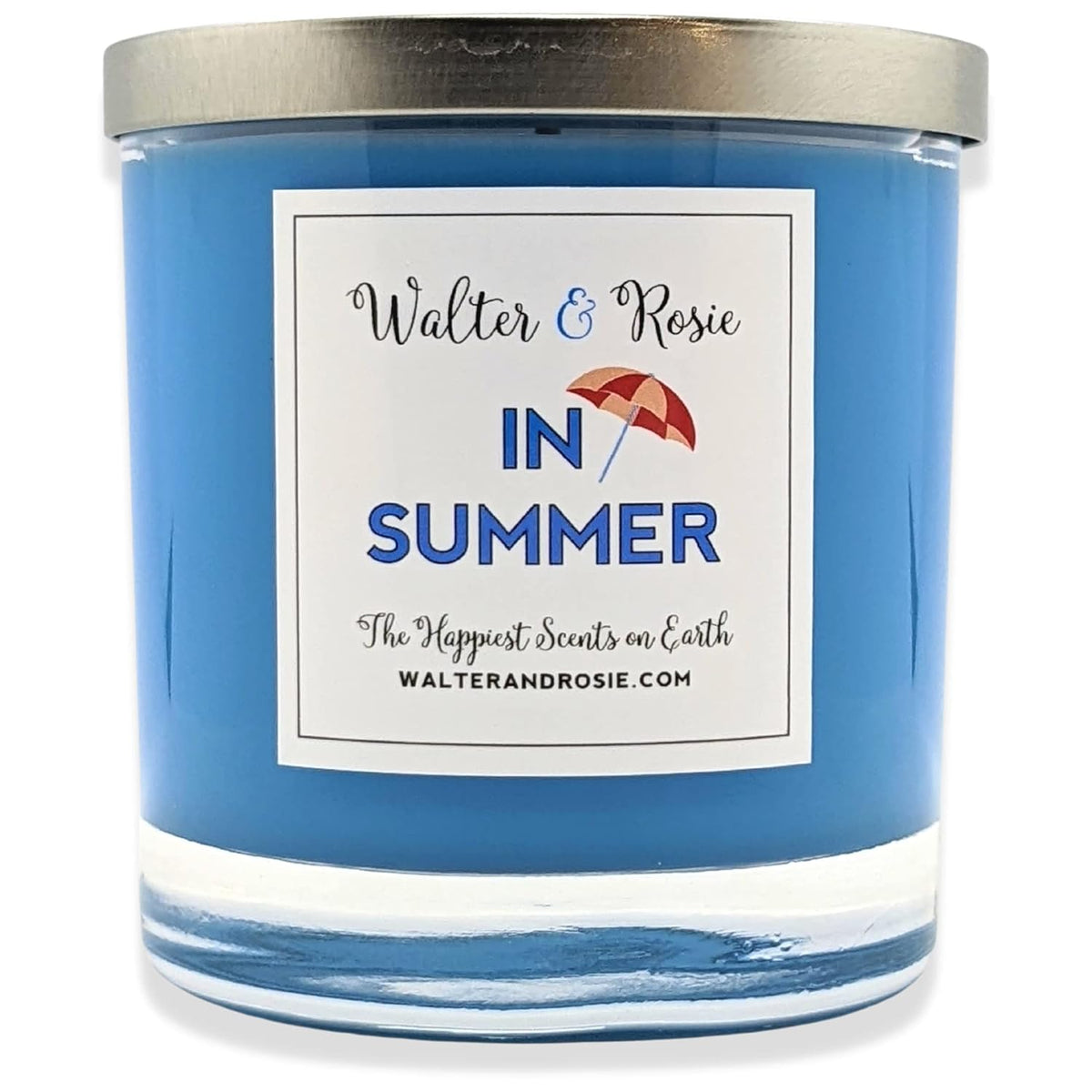- In Summer Candle 11 Oz - Scented Candle - Inspired By Frozen - Soy Wax Blend - Up To 40 Hrs - Long Burn Time - Reusable Glass Jar