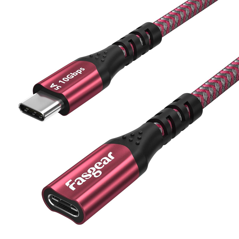 Usb C Extension Cable [6Ft] 10Gbps Usb 3.2 Type C Male To Female Extender 100W
