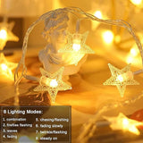 50 Pack Battery Operated Rainbow Fairy Lights 7FT 20 LED String Lights 3 Modes Waterproof Twinkle Lights for DIY Wedding Party Decor