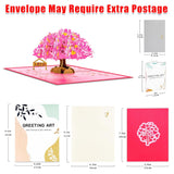 Pop Up Anniversary Card, 3D Love Tree Hearts Valentines Day Card For Her, Wife, Husband, Him, Couple,Romantic Gift For Wedding, Birthday, Mothers Day