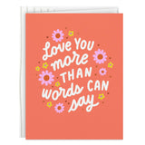Hallmark Good Mail Mother's Day Card (Heart Hands) for Birthdays, Love, Valentine's Day, Thinking of You