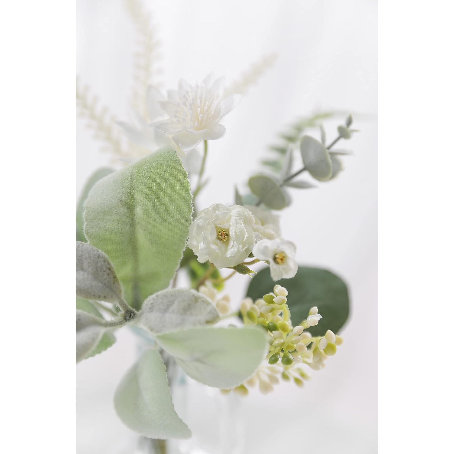 Artificial Greenery Spray Box Set(Pack Of 46Pcs) With 7 Kinds Of Diy Wedding Bouquet Filler Table Centerpieces And Floral Arrangement (Dusty Green)