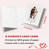 Anniversary Birthday Card For Couple, Husband, Wife, Parents, Him, Her, Boyfriend, Girlfriend - Wedding Anniversary Birthday Cards For Couples - Single 5.3''X 8'' Folded Card With Envelope