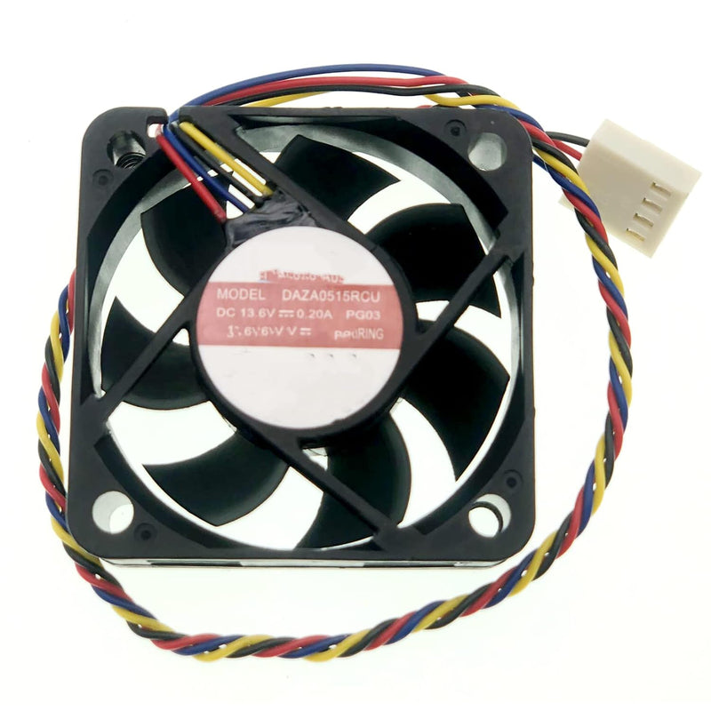 New Silent Cooling Fan For Daza0515Rcu Dc13.6V 0.20A 5Cm 5015 Size: 50×50×15Mm