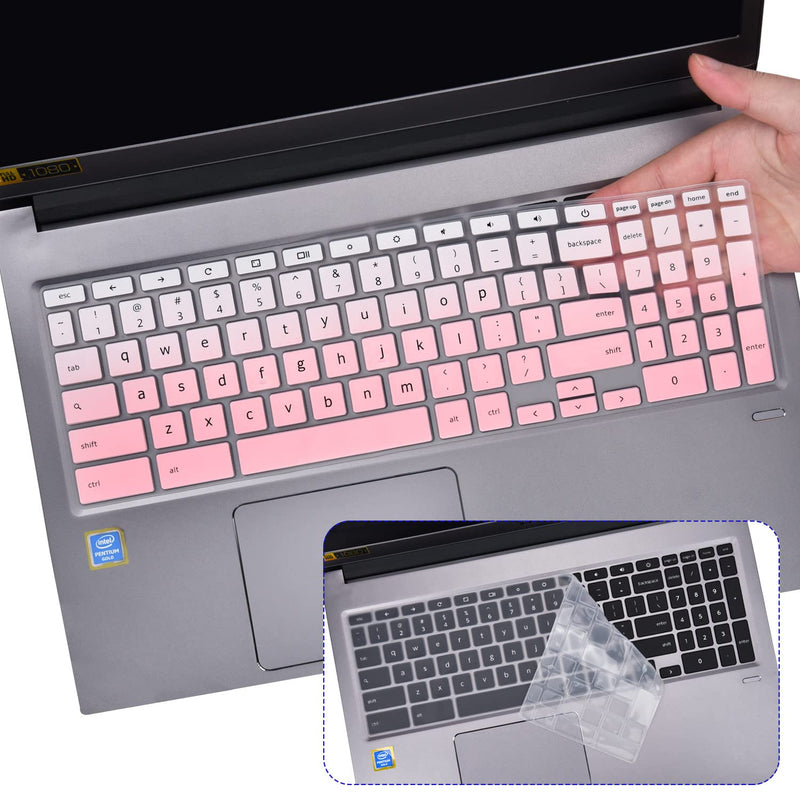 2Pcs Keyboard Cover For 15.6" Acer Chromebook 315 Cb315 715 Cb715 With Numeric