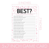 Pink And Black 80Th Birthday Party Games Bundle - Set Of 3 Birthday Games For Adults - 20 Guests, Born In The 1940S Theme
