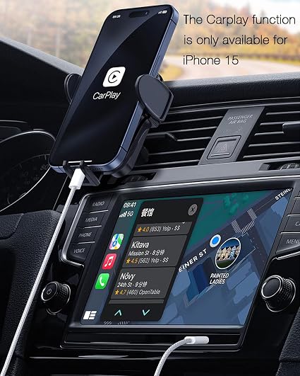 USB A to USB C Woven CarPlay Charging Cable for iPhone 17 16 15 iPad AirPods