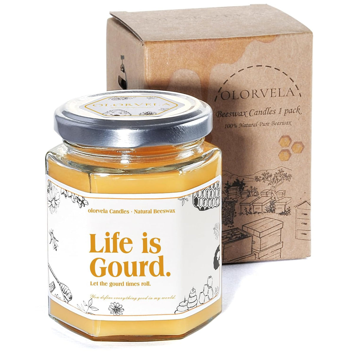 Gifts For Women - Pure Natural Beeswax Candles, Personalized Gifts For Women, Men, Mom, Dad, Sister, Teacher, Friends