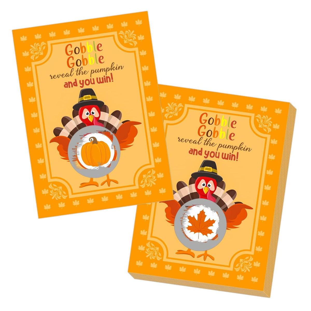 36 Pcs Turkey Scratch Off Cards For Thanksgiving Party Games For Family Dinner Activities Friendsgiving Scratcher Tickets Pumpkin Favor Ideas