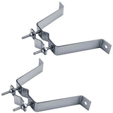 2 Pack 4 Heavy-Duty Wall Mount Pair with Brackets & Lag Bolts for TV Antenna Mast