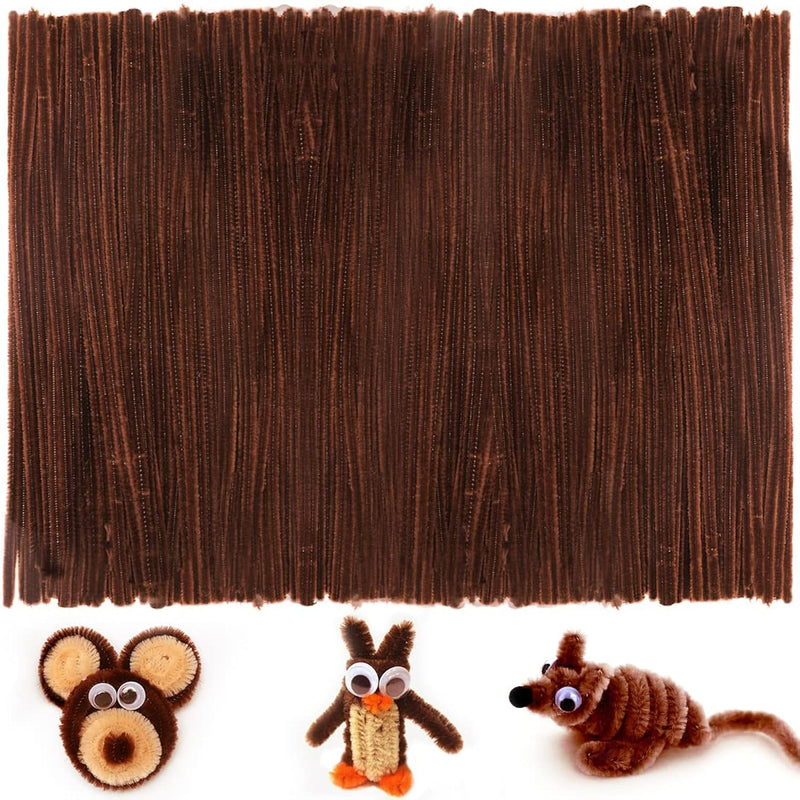 Pipe Cleaners For Crafts (Brown)