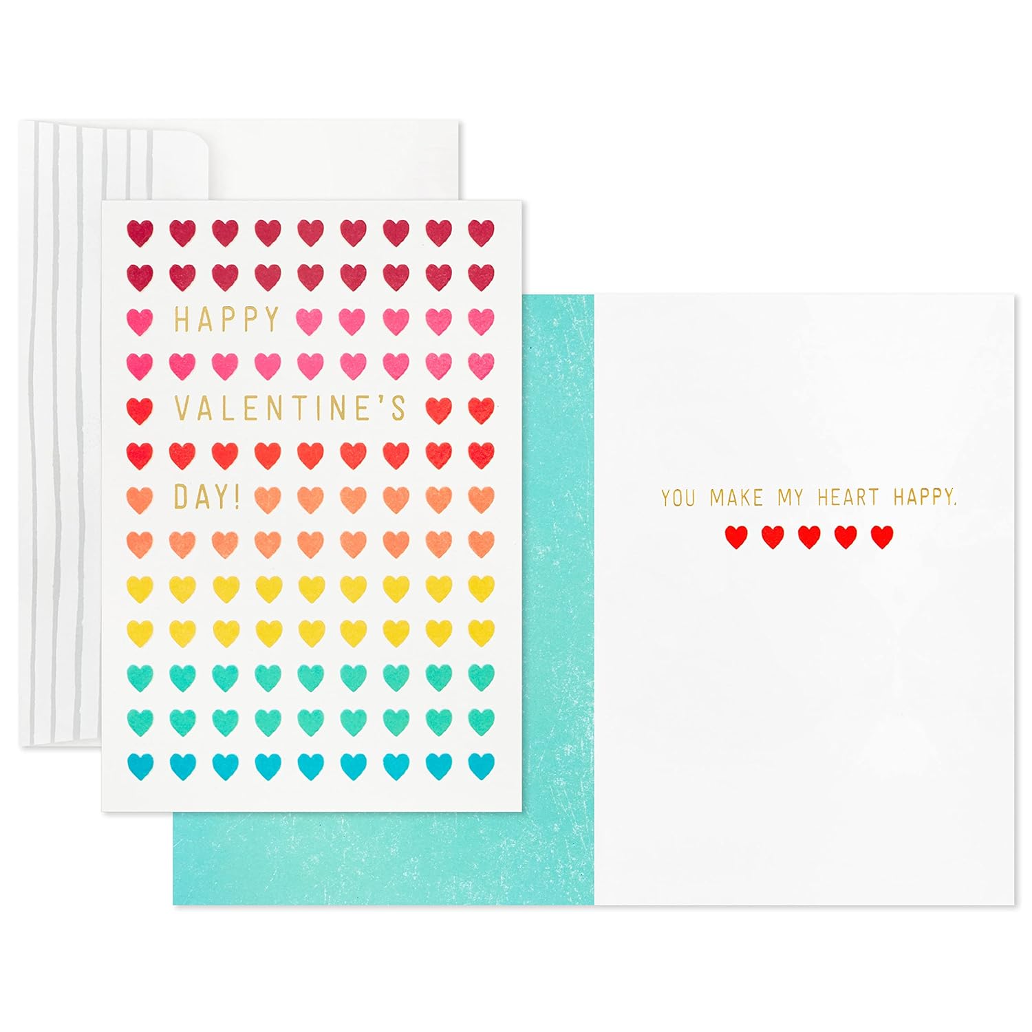 Hallmark Good Mail Pack of 2 Valentines Day Cards (Happy Valentine's Day)