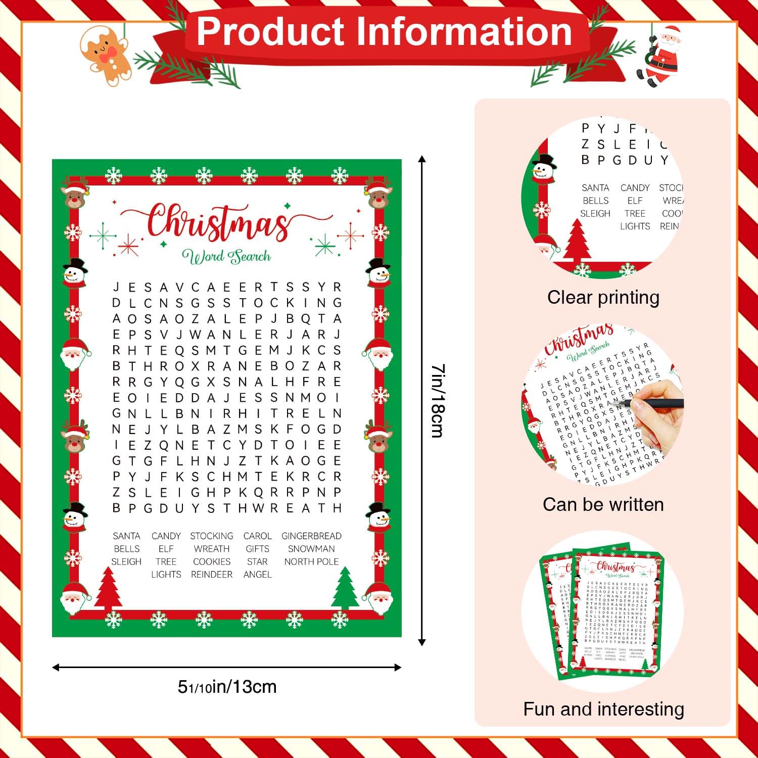 Christmas Games For Family Party Supplies, Christmas Activities Word Search Scramble Bingo Trivia Pictionary Categories And Answer Keys For Family