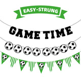 Game Time Soccer Banner 16ft Reusable 3 Strings for Party