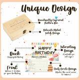 60Pcs Birthday Wishes Cards, Guest Book Advice Cards Box For Party, Advice And Wishes For Games, For 16Th, 18Th, 30Th, 40Th, 50Th, Any Age, Party Favors
