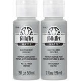 FolkArt Acrylic Paint in Assorted Colors (2 oz), Pale Gray (Pack of 2)
