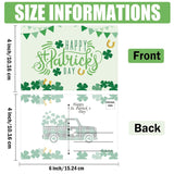Happy St Patricks Day Postcards 4 X 6 Inch Green Shamrock Saint Patricks Day Postcards Clover Irish Greeting Cards For Holiday Celebrations Party Favor Supplies