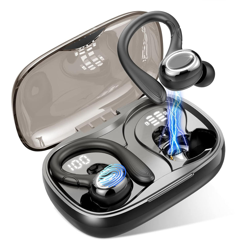 Wireless Earbud, Bluetooth 5.3 Headphones With Sport Earhooks Wireless Earphon