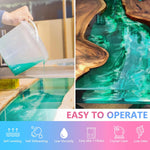Epoxy Resin 2Gallon - Crystal Clear Epoxy Resin Kit - No Yellowing No Bubble Art Resin Casting Resin For Art Crafts, Jewelry Making, Wood & Resin Molds(1 Gallon X 2)