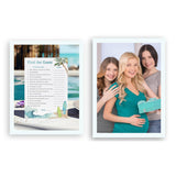 Surf Beach Theme — Find The Guest Baby Shower Game — Pack Of 25 — Baby On Board, Icebreaker Baby Shower Party Game, Blue Ocean Surfing, Gender Neutral Guess Who Came To The Party Game G940-Ftg