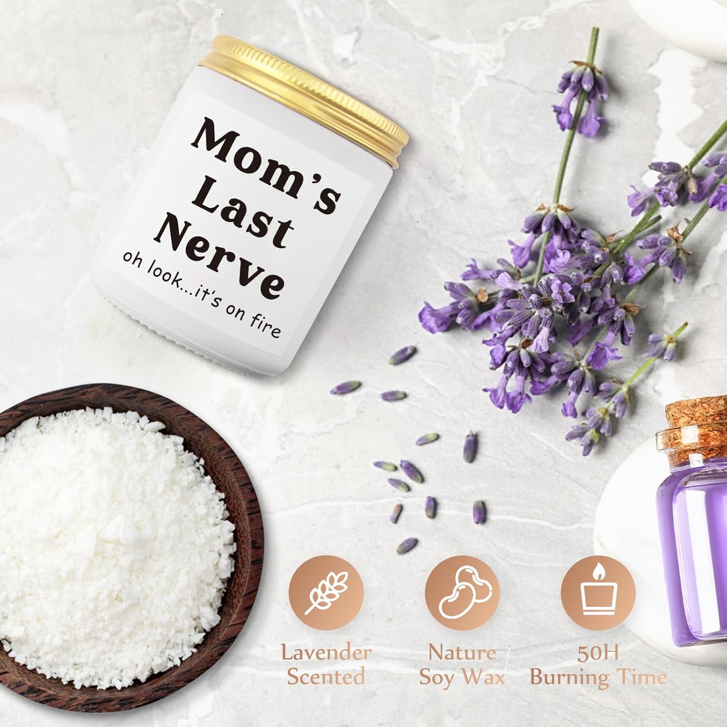 Mother'S Day Gifts From Daughter: Last Nerve Scented Candles And Funny Mama Mugs From Daghter
