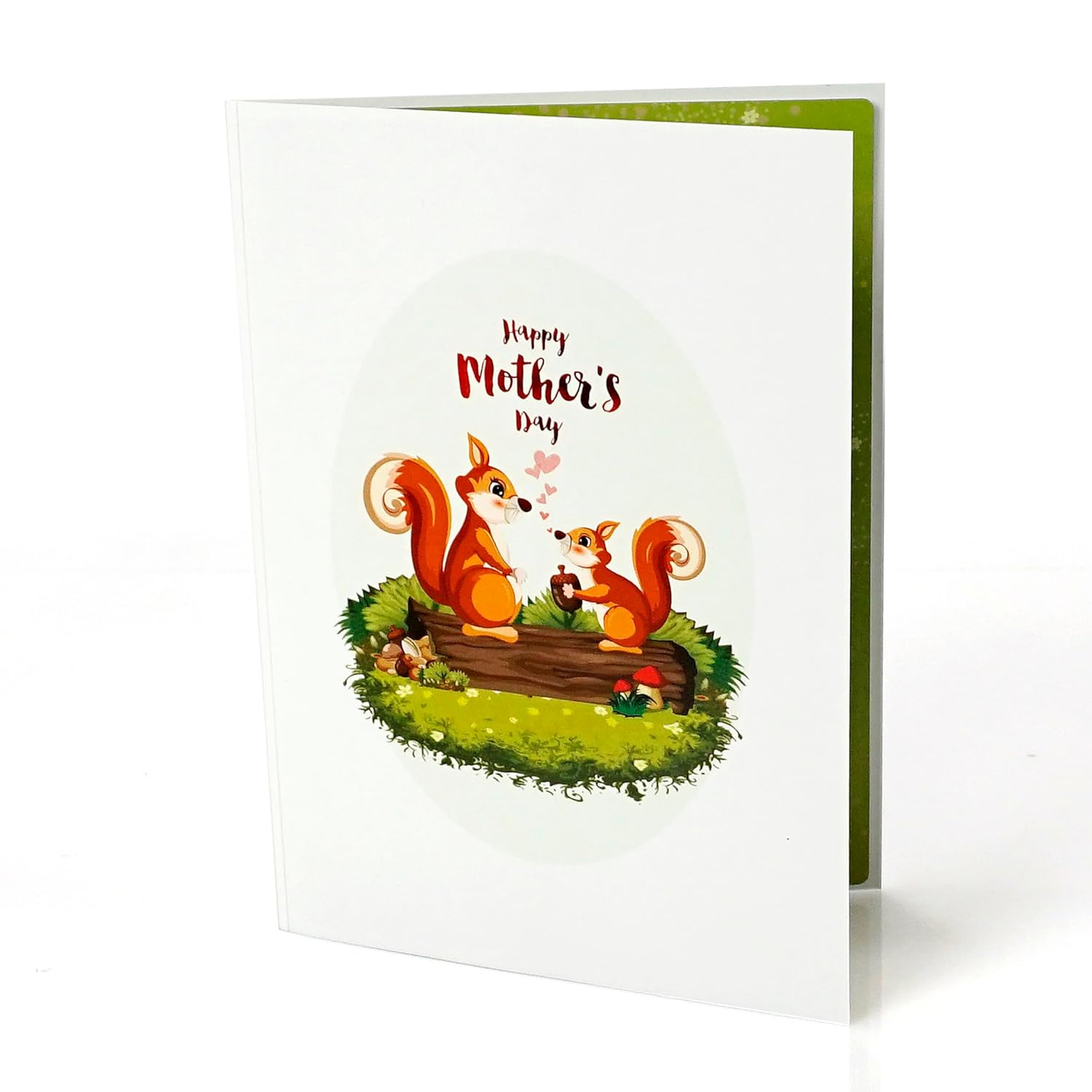 Cutpopup Mothers Day Card Pop Up, 3D Birthday Greeting Card, Mother'S Day Card For Women, Mom, Wife, Grandma, Aunt, Daughter (Mama Chipmunk)