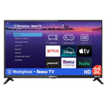 Westinghouse 32" Roku Smart TV, 720P LED, Wi-Fi, Apple HomeKit, Alexa, Google