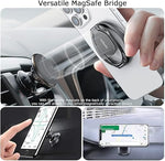 Magnetic Phone Ring Holder with MagSafe, Adjustable Grip for iPhone & Devices