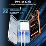 20W USB C Fast Charger with 10FT USB C Charging Cable for iPhone 17 16 15 iPad Android Phone