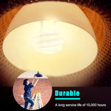 13W GU24 CFL Light Bulbs T2 Spiral 2700K Warm White 2-Prong Base Indoor Lighting 4 Pack